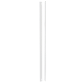 Chatsworth Products 15330-203 Square Punched Center Rack Rail - 45U, 84" H, Computer White